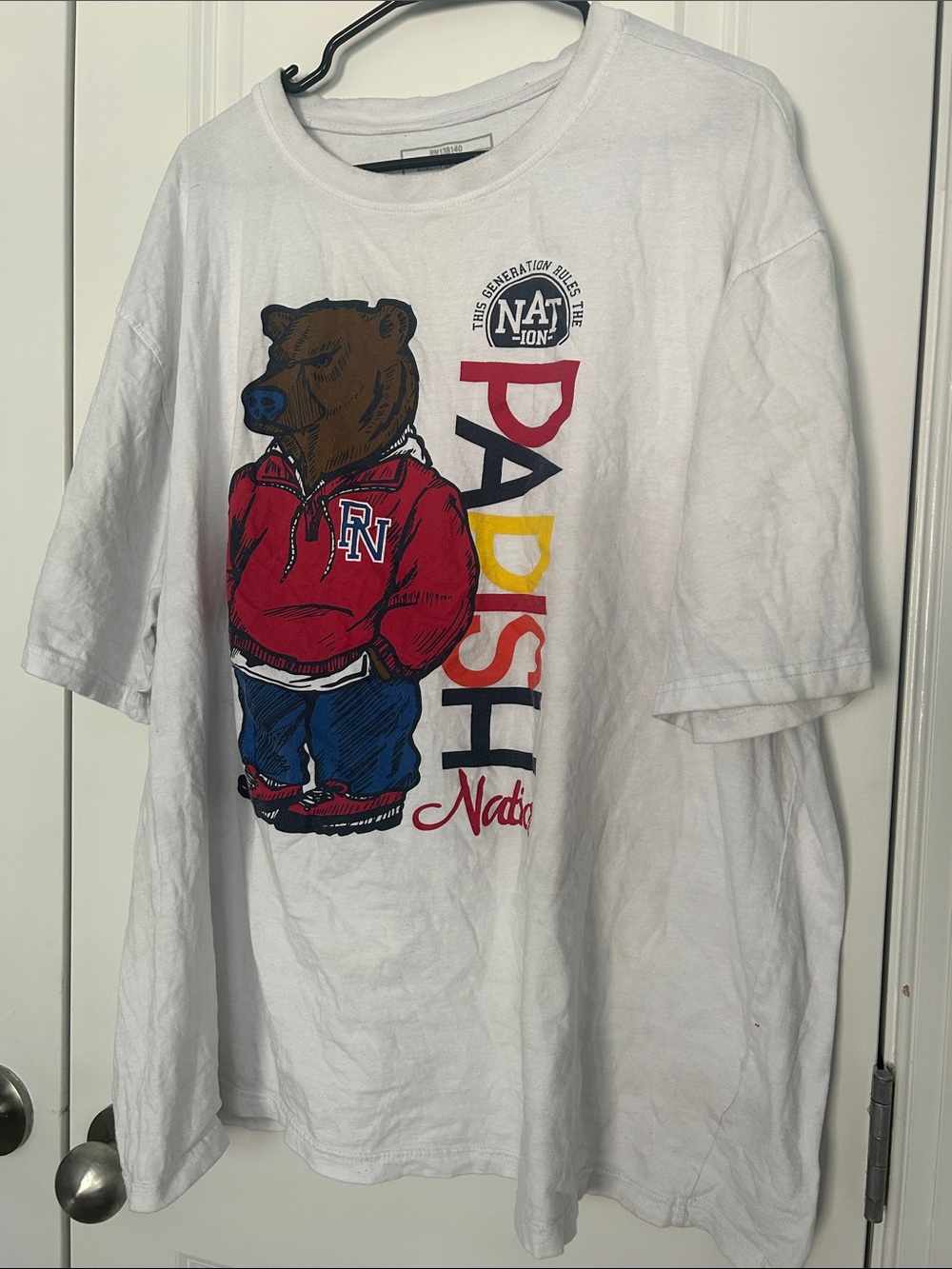 Parish Nation graphic bear print tee